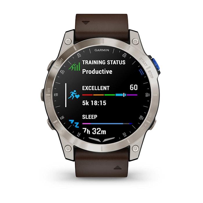 D2™ Mach 1, Aviator Smartwatch with Oxford Brown Leather Band