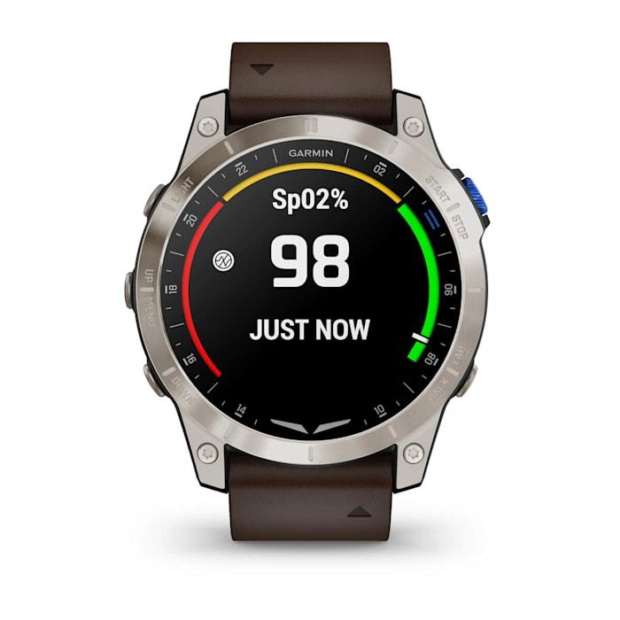 D2™ Mach 1, Aviator Smartwatch with Oxford Brown Leather Band