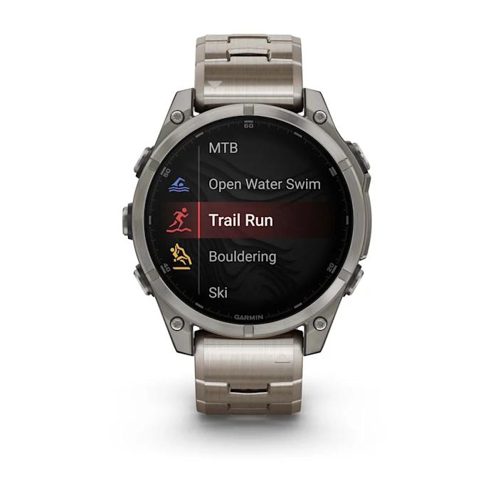 Fēnix® 8 - 47 mm, AMOLED, Sapphire, Titanio con Titanio