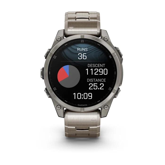 Fēnix® 8 - 47 mm, AMOLED, Sapphire, Titanio con Titanio