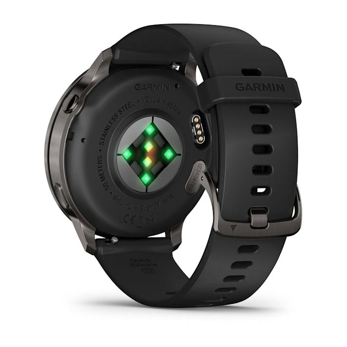 Venu® 4 – 45 mm, Slate con Silicone, Black