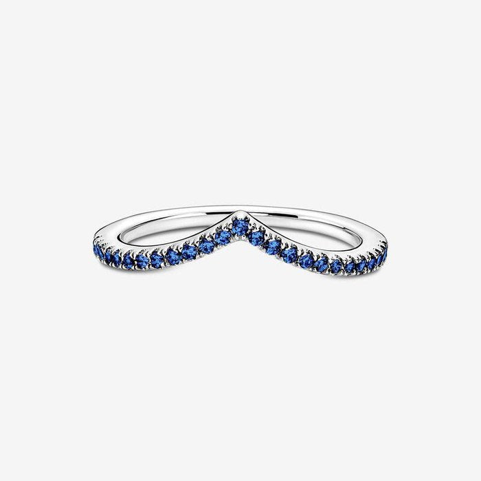 Anello Desiderio Scintillante Blu