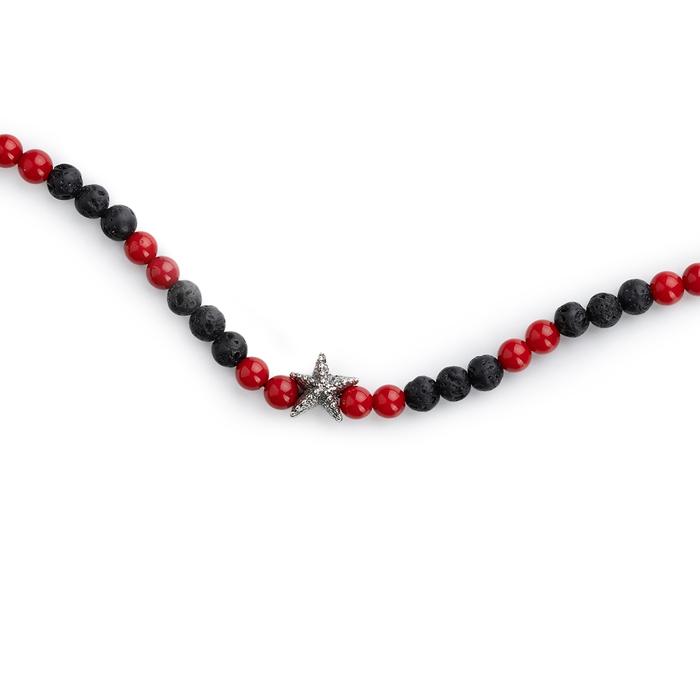 Bracciale Lava Stella Corallo