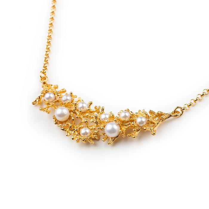 Mini Collier Gold Rami di Perle