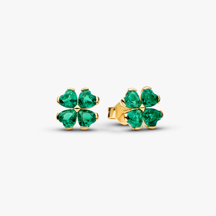 Orecchini Quadrifoglio Verde