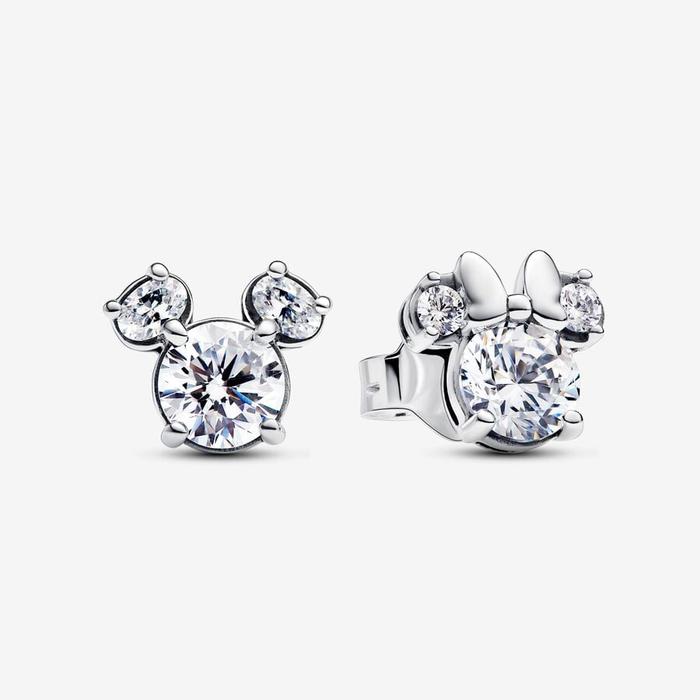 Disney, Orecchini Scintillanti Mickey Mouse e Minnie Mouse