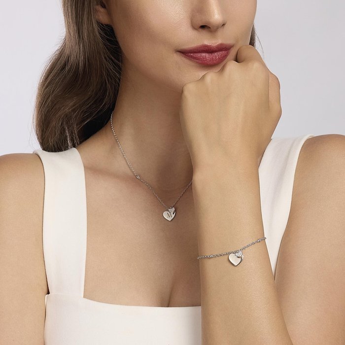 Bracciale con ciondolo cuore SOLO TUO