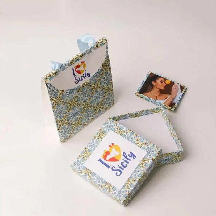 Orecchini in Metallo con margherite e charm a forma di limone e arancia