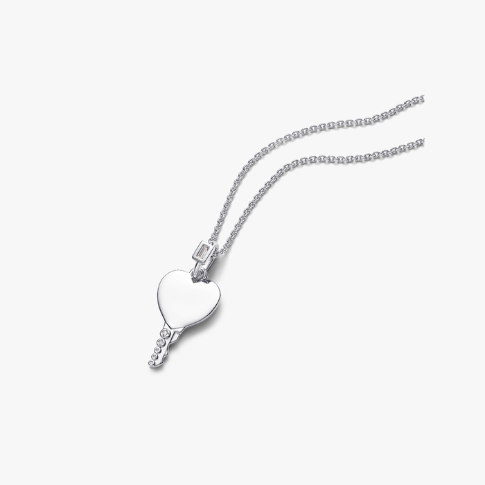 Collane e Pendenti Charm Pendente Chiave a Cuore da incidere