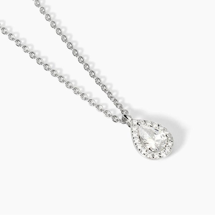 Girocollo in argento con zirconi bianchi COOL OR RÉTRO?