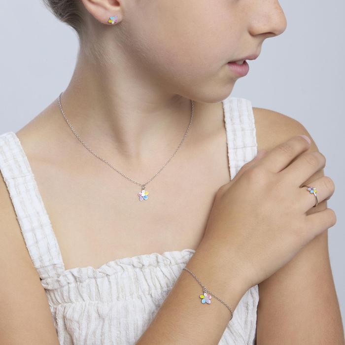 Anello in argento con fiorellino BLOOM