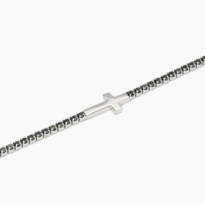 Bracciale in argento con croce MYSTICAL