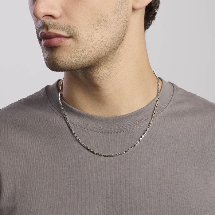 Collana in argento con catena veneta BOX