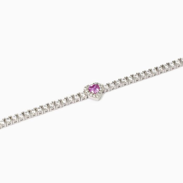 Bracciale tennis donna con tormalina sintetica Love Affair