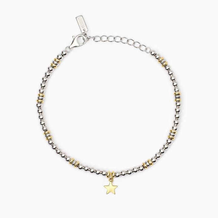 Bracciale in argento placcato oro con stella Little Mix