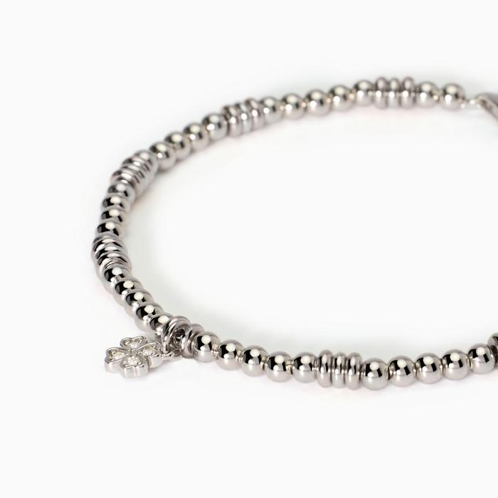 Bracciale donna in argento con quadrifoglio Little Mix