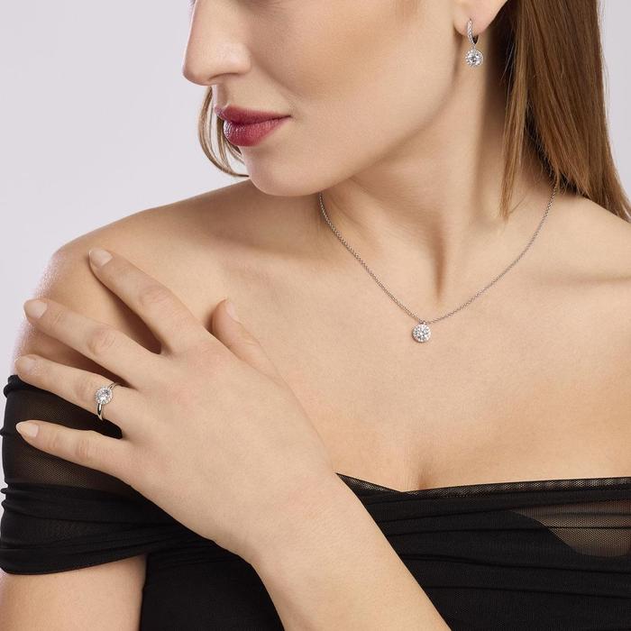 Orecchini con pendente zirconi Revival