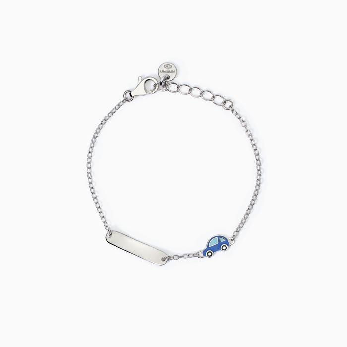 Bracciale per bambini con macchinina e targhetta Car-Tag