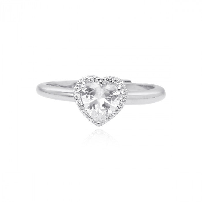ANELLO SOLITARIO CUORE
