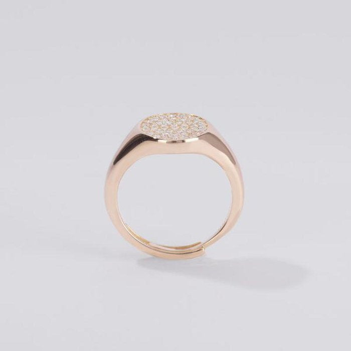 ANELLO CHEVALIER PAVÉ
