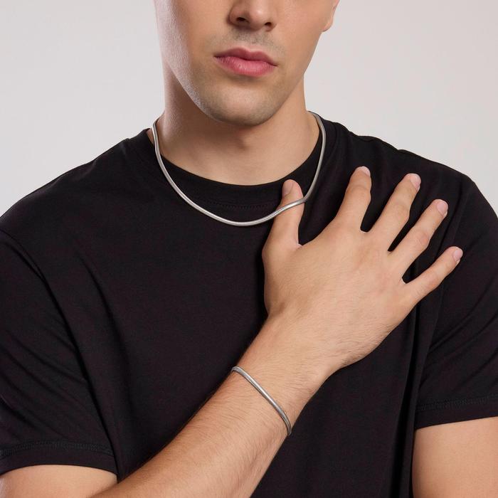 Bracciale uomo con catena snake Daily