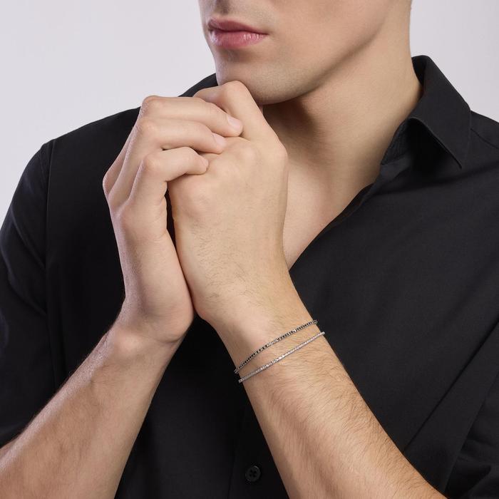Bracciale tennis uomo con zirconi Tennis Club
