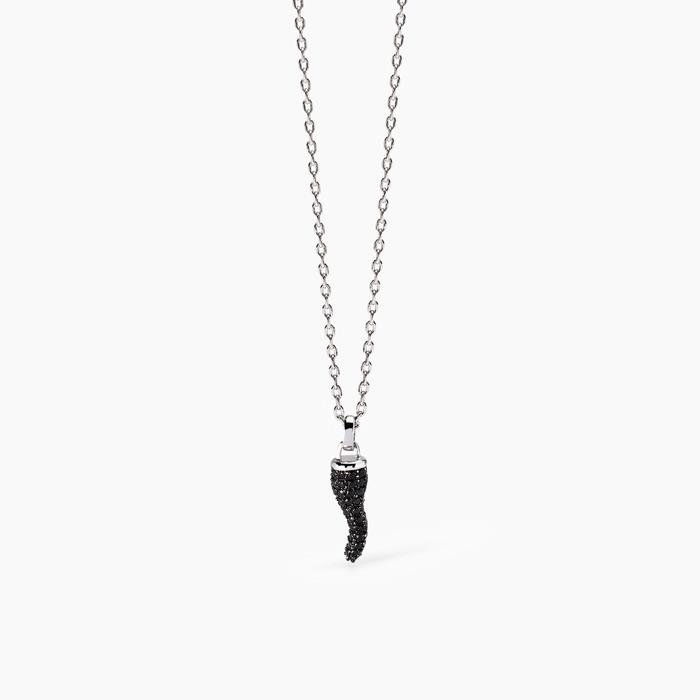 Collana uomo con cornetto portafortuna Il Quattrino