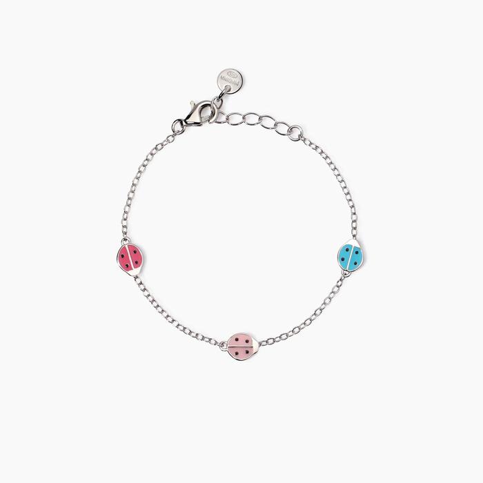 Bracciale con coccinelle smaltate Coccinelle