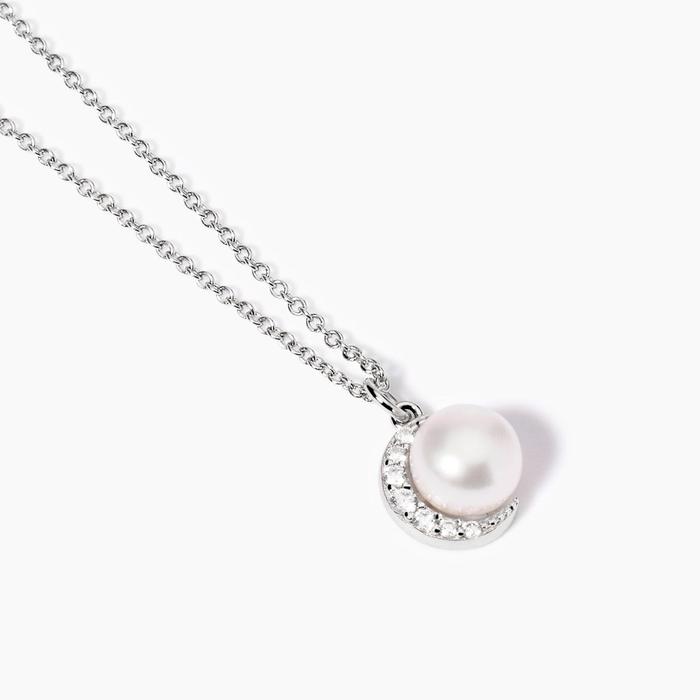 Girocollo in argento con perla coltivata Incontri
