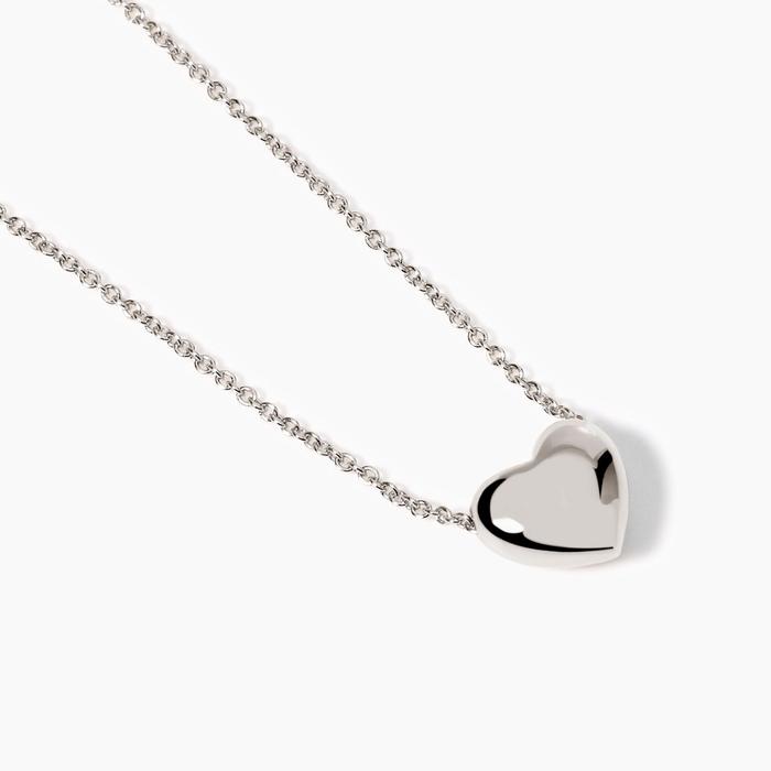 Girocollo in argento con cuore Feeling