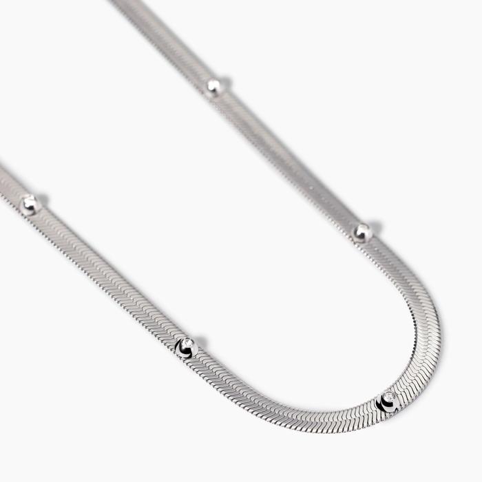 Collana girocollo con cristalli bianchi Style 04