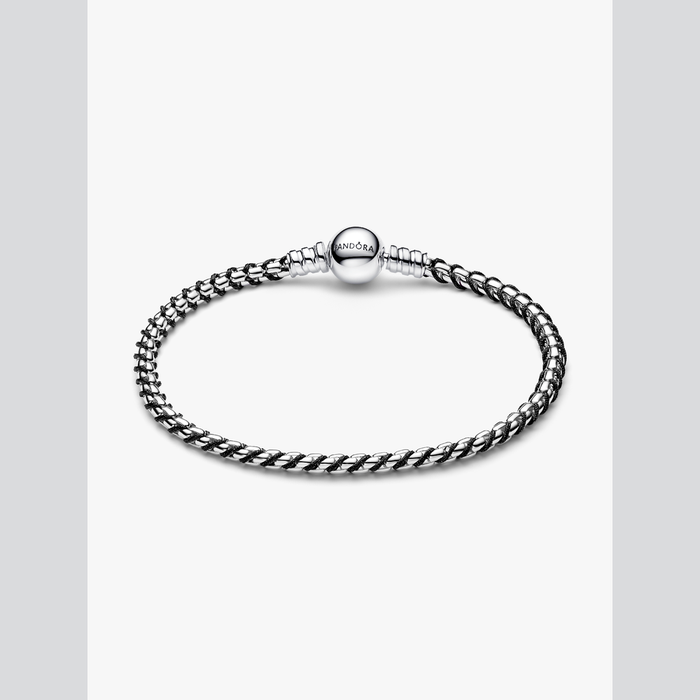 Bracciale Intreccio Tessuto Nero