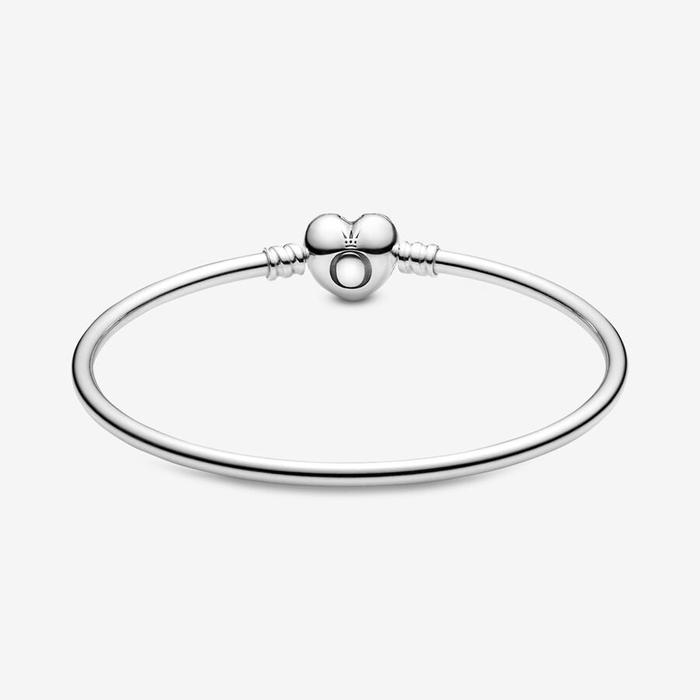 Bracciale Rigido con Chiusura a Cuore