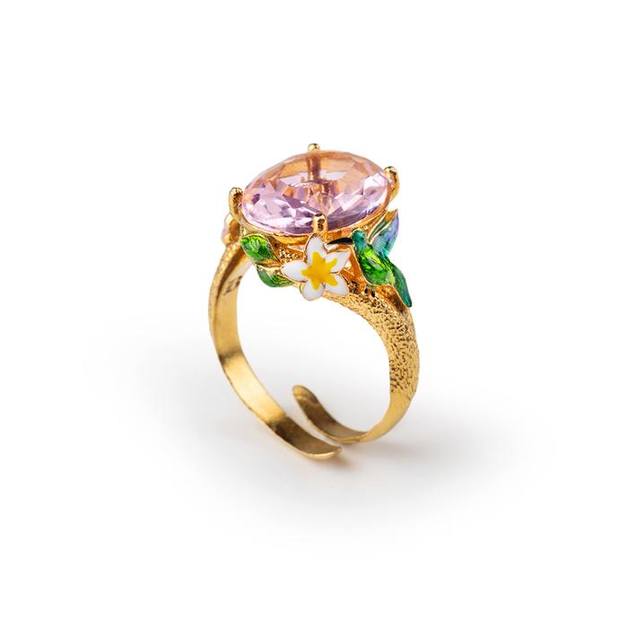 Anello Colibrì Gemma