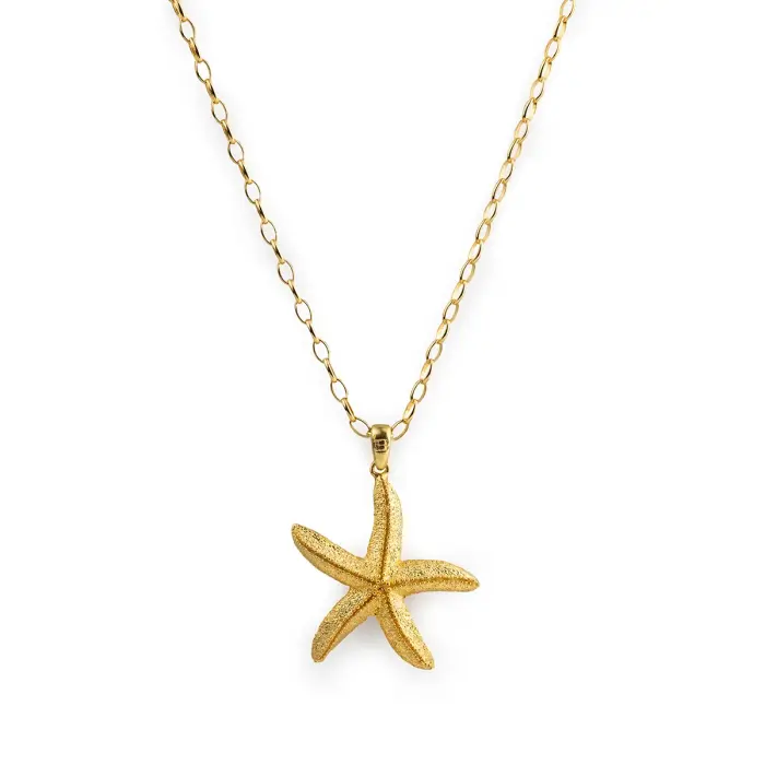 Collana Pendente Stella Marina Gold