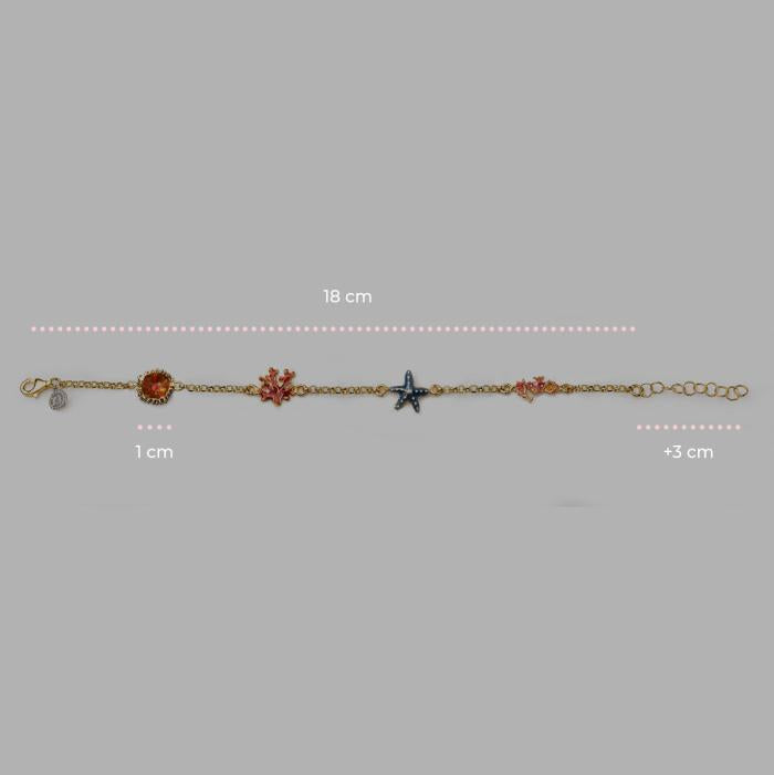 Bracciale Rolò 4 simboli Mare