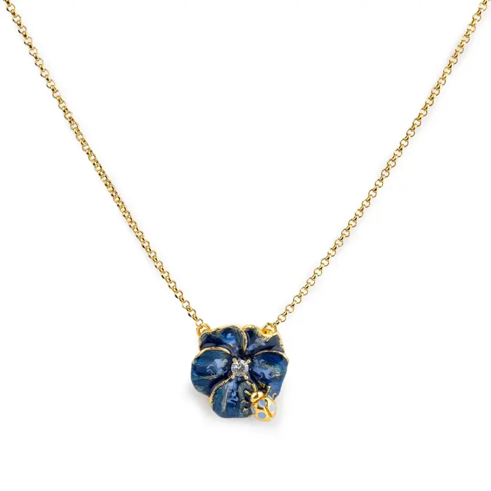 Collana Violetta e Coccinella