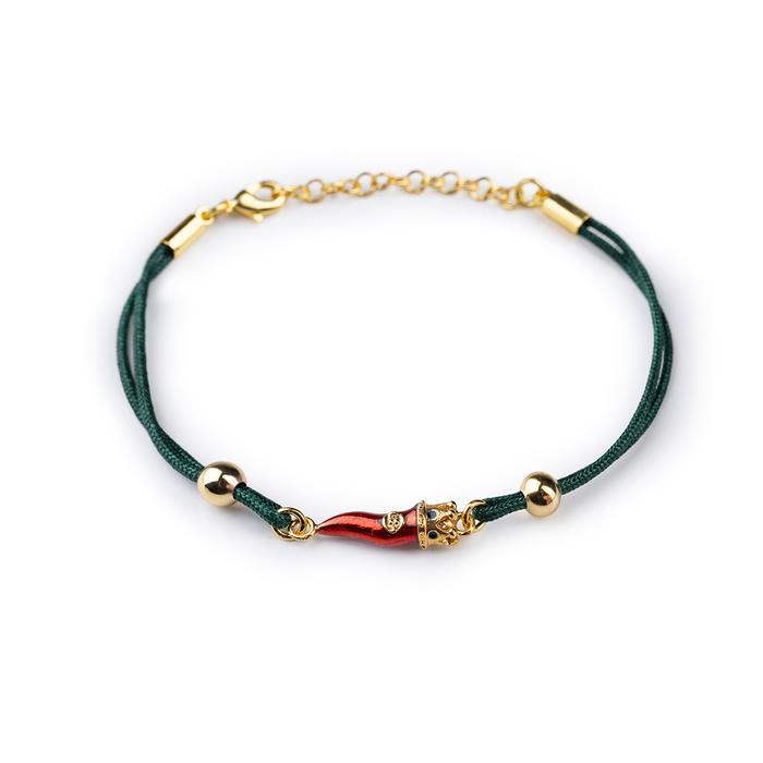 Bracciale Cordino Corno