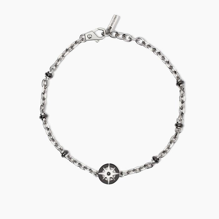 Bracciale regolabile con rosa dei venti Bali