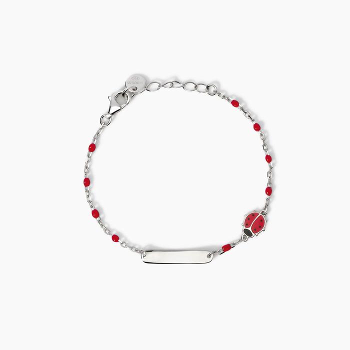 Bracciale personalizzabile con coccinella Ladybug-Tag
