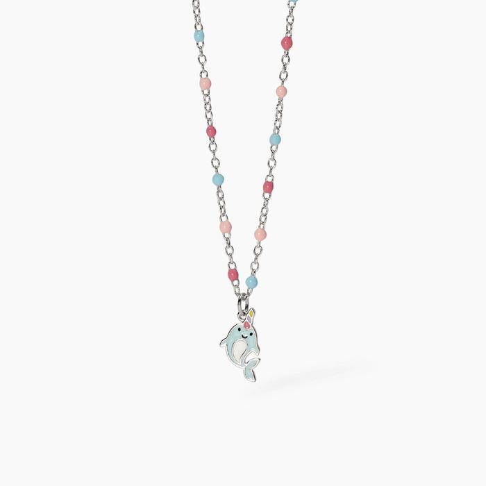 Girocollo multicolor da bambina Delfina