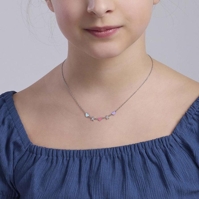 Girocollo da bambina con cuori e stelle Cuor Di Stelle