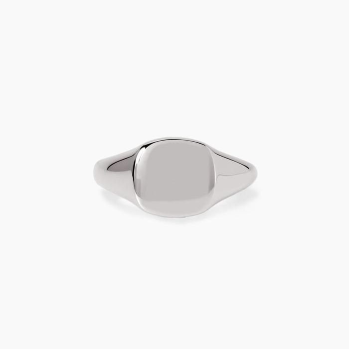Anello chevalier regolabile in argento Nobile