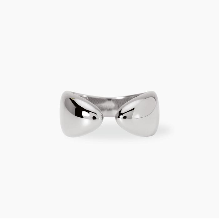 Anello contrarié in argento New Era