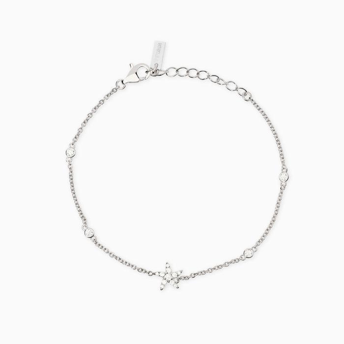 Bracciale con stella marina in zirconi Bahia Del Sol