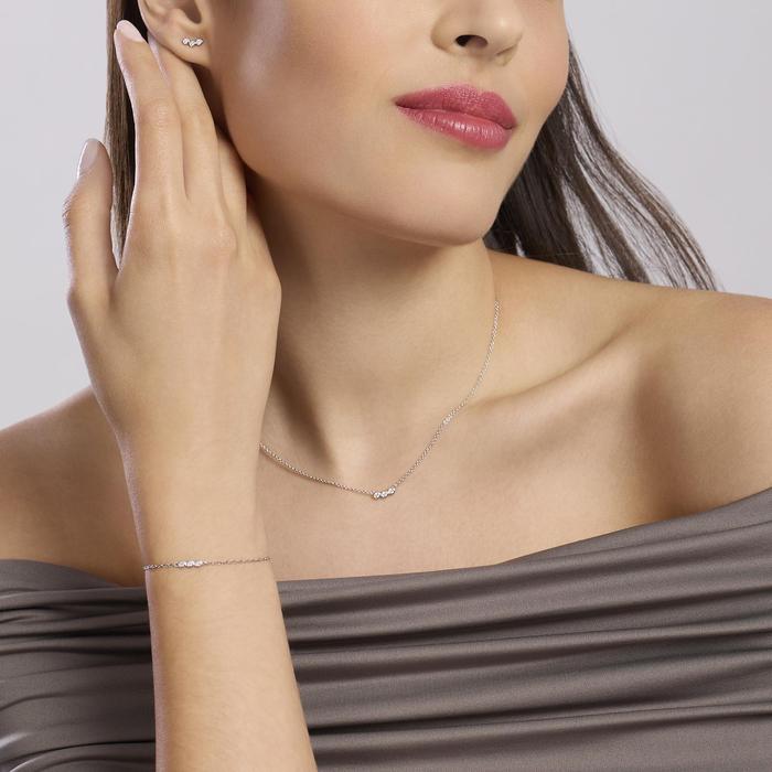 Bracciale trilogy con diamanti lab-grown My Diamond
