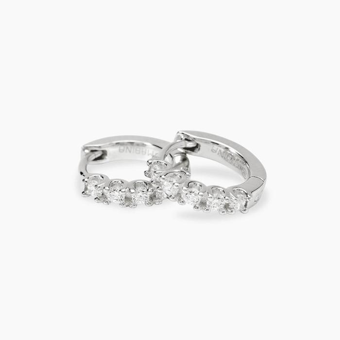 Orecchini a cerchio con diamanti lab-grown My Diamond
