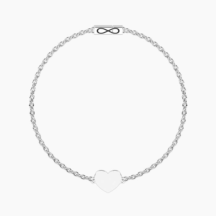 Bracciale infinity con cuore Cuore