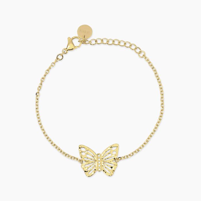 Bracciale dorato con farfalla Style 67