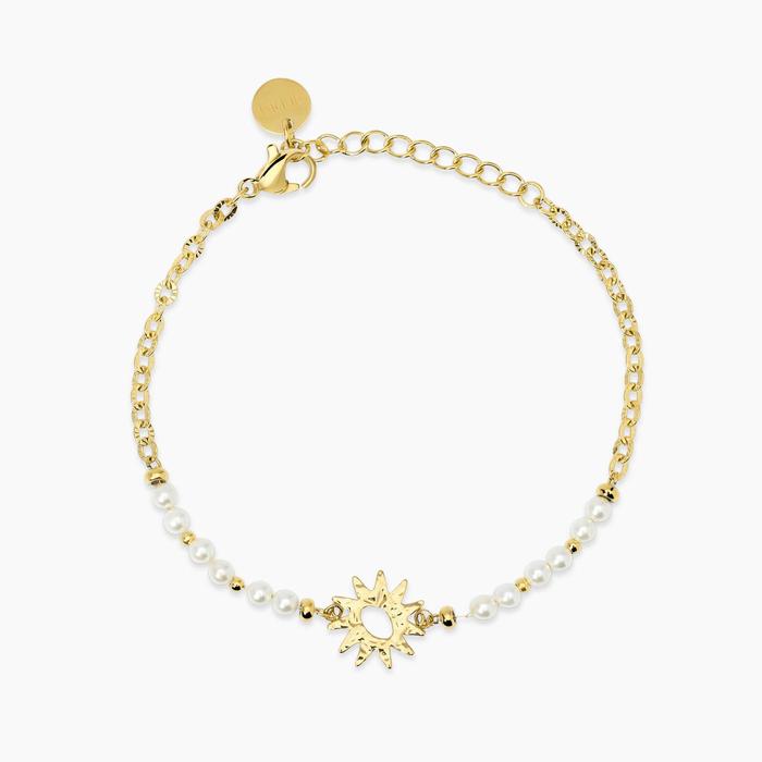 Bracciale con perle conchiglia e sole Style 68
